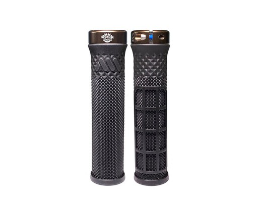 Puños para Bicicleta AMS Cero Grips - Red Bull Rampage Negros: Rendimiento Extremo con Estilo Exclusivo