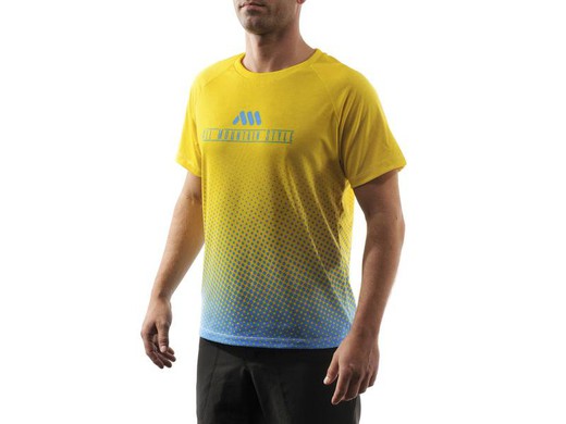 Camiseta AMS Drops Amarillo: Comodidad y Estilo para Ciclistas y Aventureros