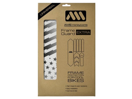 Protector de Cuadro para Bicicleta AMS Frame Guard Extra - Patriot Black