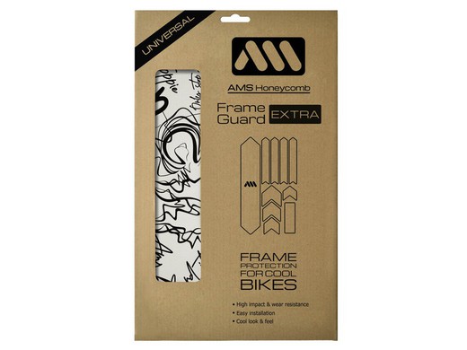 Protector de Cuadro para Bicicleta AMS Frame Guard Extra - Signature Black