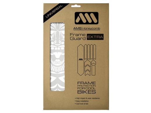 Protector de Cuadro para Bicicleta AMS Frame Guard Extra - White/Maori