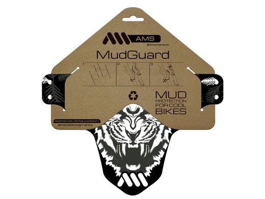 Guardabarros AMS Mud Guard - Happyridings/Tiger: Protección y Estilo Imparable para tu Bicicleta