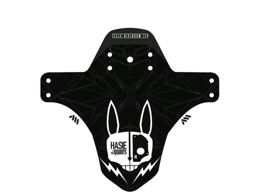 Guardabarros Bici Ams Mud Guard - Hasie & The Robots White