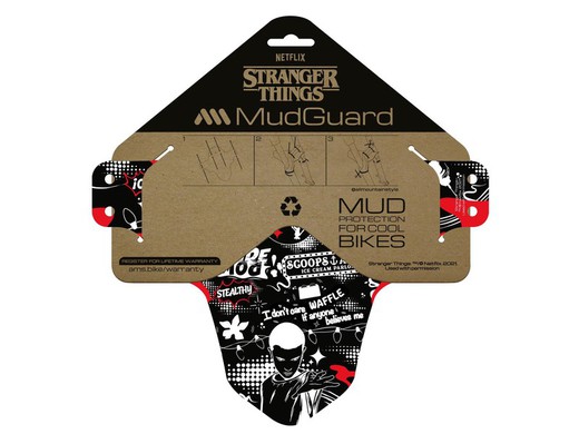 Guardabarros AMS Mud Guard - Stranger Things Upsidedown: Protección con un Toque de Misterio