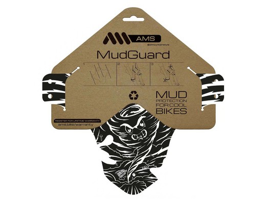 Guardabarros AMS Mud Guard - Tornado White: Protección y Estilo con la Fuerza de la Naturaleza