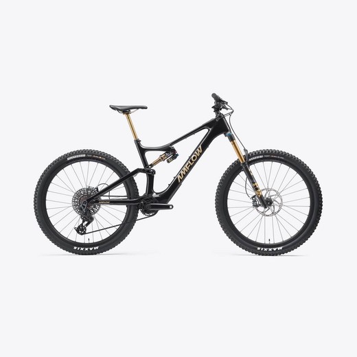 Bicicleta Amflow PL Carbon Pro (800 Wh): Potencia y Tecnología para el MTB Extremo .Color Negro cósmico. Color Negro cósmico