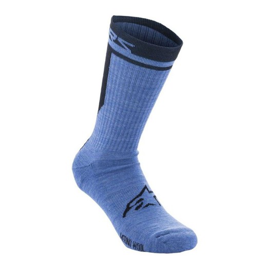 Calcetín Alpinestars Merino 24 Azul/Negro