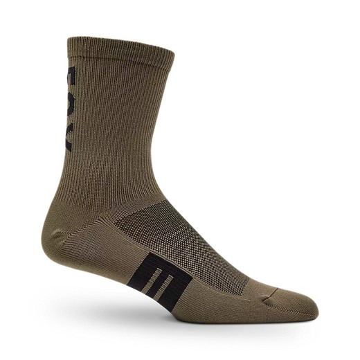 Calcetines FOX Flexair Merino 15 cm – Comodidad y Desempeño para MTB 🚵‍♂️🌟 Verde militar