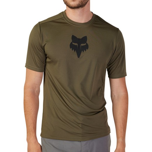 Camiseta Fox  técnica Ranger Lab Head verde