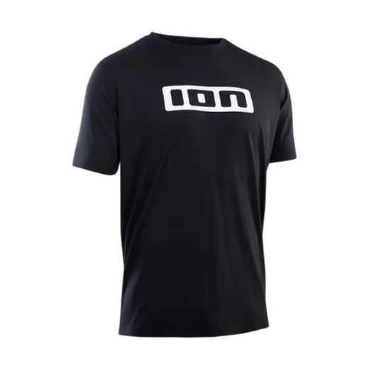 Camiseta Ion Hombre Mtb Jersey Logo Dr Manga Corta Negra