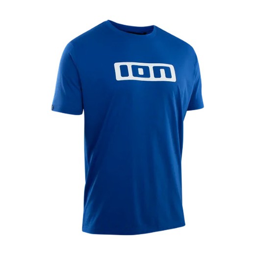 Camiseta Ion Mtb Jersey Logo Dr Manga Corta Azul