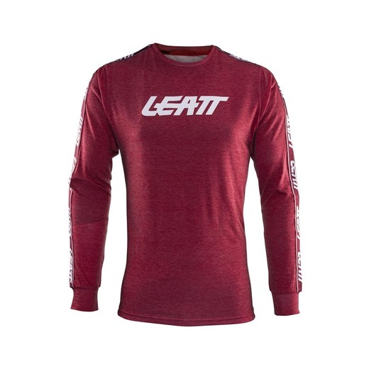 Camiseta Leatt Manga Larga Premium Ruby | Rendimiento, Estilo y Confort para Deportistas