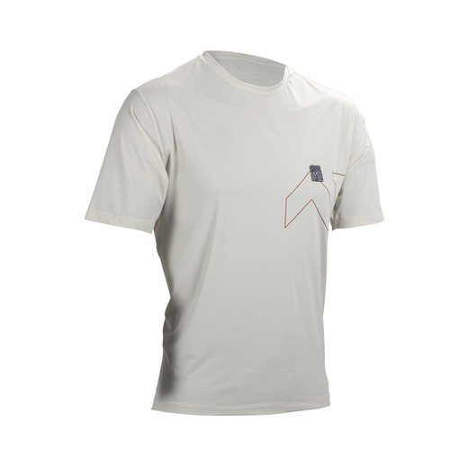 Camiseta Leatt MTB Trail 1.0 X-Flow Cream | Transpirabilidad, Comodidad y Estilo para Ciclistas de MTB