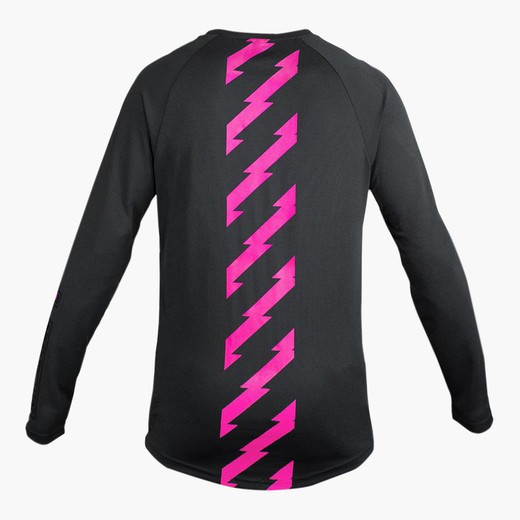 Camiseta Técnica De Manga Larga Lunar Flexair Para Mujer Negra/Rosa —  Ebike-On