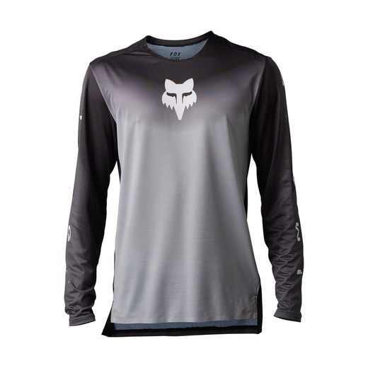 Camiseta técnica Fox de manga larga flexair novah Gris Acero