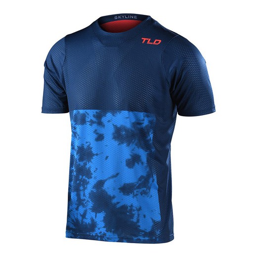 Camiseta Troy Lee Skyline Air SS Jersey Azul/Rojo