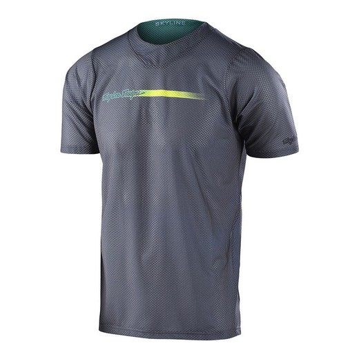 Camiseta Troy Lee Skyline Air Ss Jersey Gris/Amarillo