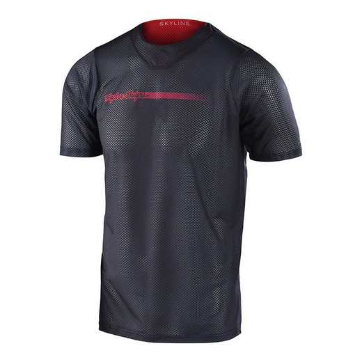 Camiseta Troy Lee Skyline Air Ss Jersey Negro/Rojo