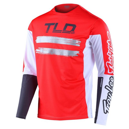 Camiseta Troy Lee Sprint Jersey Rojo/Blanco/Negro