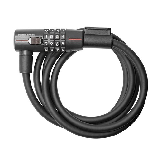 Candado Cable Combinacion Trelock Sk 415 180 Cm – 15 Mm Negro