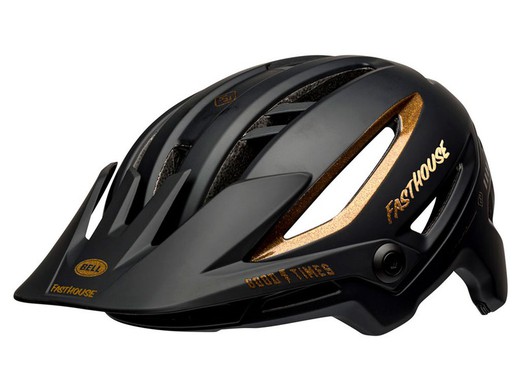 Casco Bell Mtb Sixer Mips Negro/Dorado Fasthouse