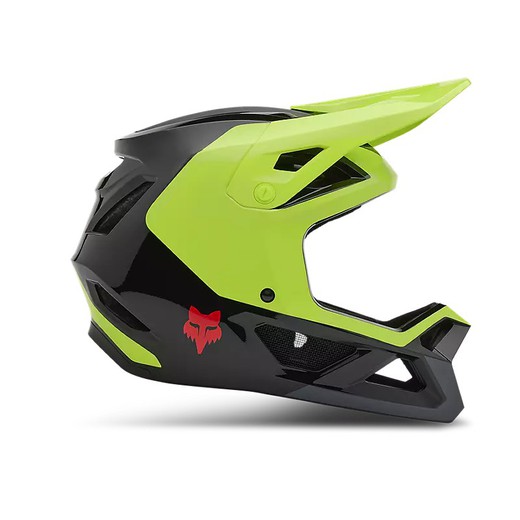 Casco Fox Rampage Barge Amarillo fluorescente