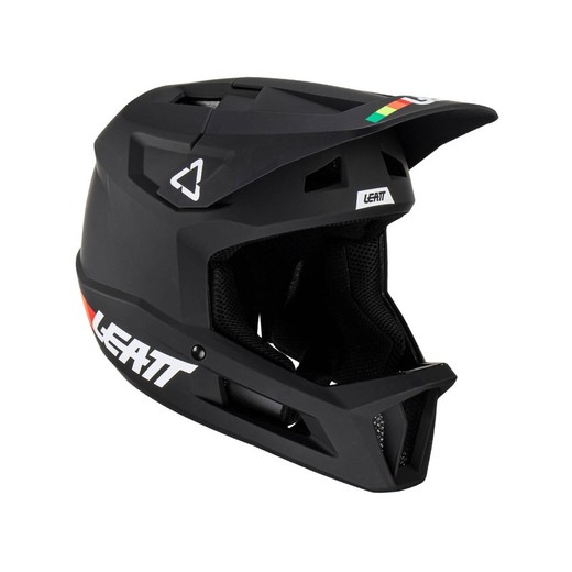 Casco Leatt MTB Gravity 1.0 V23 Negro - Protección Profesional para Riders Exigentes