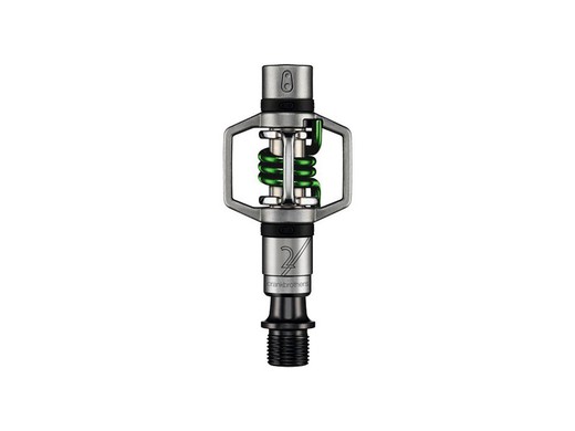 Pedales Automáticos Crank Brothers Eggbeater 2 Plata/Verde