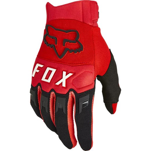 Guantes Fox Dirtpaw | Máxima Protección y Agarre en Cada Ruta 🚵‍♂️🔥 Rojo Fluorescente