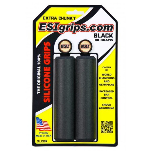 Puños Bicicleta Esigrips Extra Chunky Negro