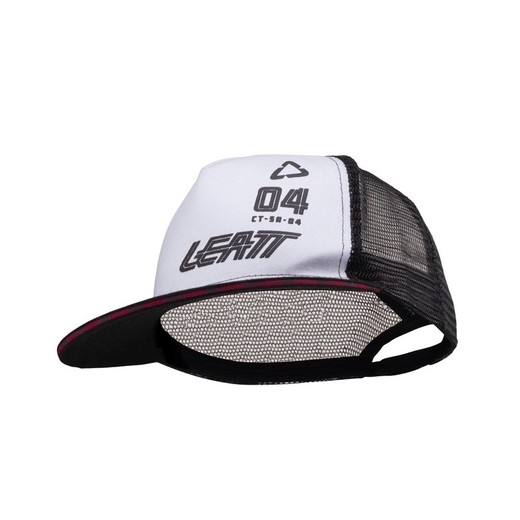 Gorra Leatt Trucker Negro/Blanco – Estilo, Comodidad y Protección para Riders y Aventureros