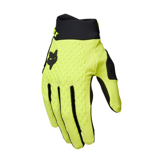 Guante Fox Defend Amarillo fluorescente