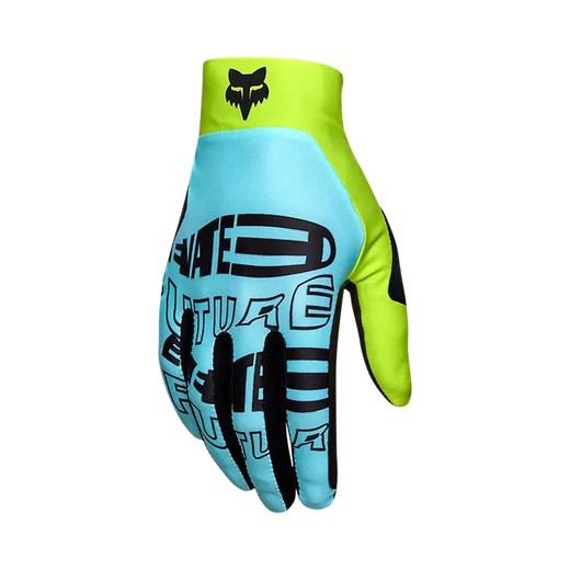 Guantes Fox Flexair Elevated – Comodidad, Estilo y Alto Rendimiento para Ciclismo de MTB Azul claro