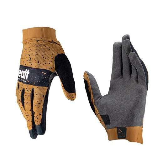 Guantes Leatt MTB 1.0 GripR Rust – Máximo Agarre y Confort para Ciclistas de Montaña