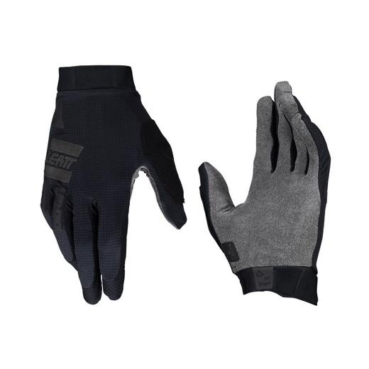 Guantes Leatt MTB 1.0 GripR Jr Stealth – Máxima Sujeción y Comodidad para Jóvenes Ciclistas