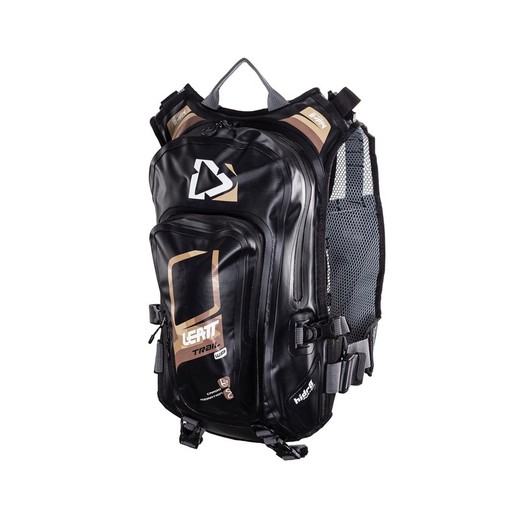 Mochila Leatt Hidratación Moto HydraDri WP 2.0 Negro – Hidratación, Protección y Resistencia en Todo Terreno