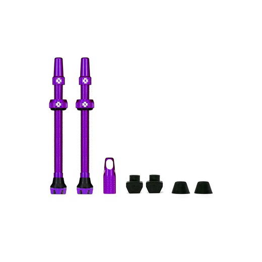 Juego Valvulas Muc-Off V2 Tubeless 80 Mm Morado