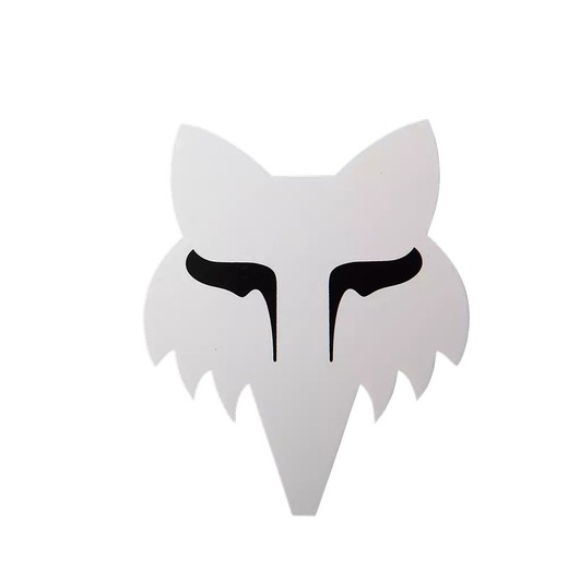 Pegatina Logo Fox LEGACY HEAD - 3 Blanca