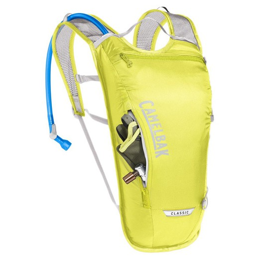 Mochila Bici Hidratación Camelbak Classic Amarilla 4l Con 2l/70oz Reserva