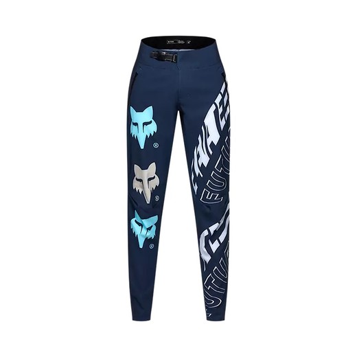 Pantalones Fox Flexair Elevated – Rendimiento y Comodidad para Ciclistas de MTB Azul medianoche