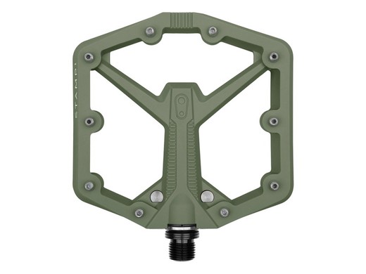 PEDAL CRANKBROTHERS STAMP 1 GEN 2 VERDE PEQUEÑO