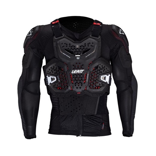 Peto Leatt Integral 4.5 Evo Negro - Protección Profesional y Comodidad Avanzada para Riders Exigentes