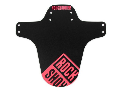 Guardabarros Rockshox Negro/Rosa Neon