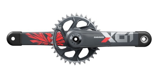 Bielas Sram X01 Eagle Dub 170 Lunar Red Dm 32d (C2)