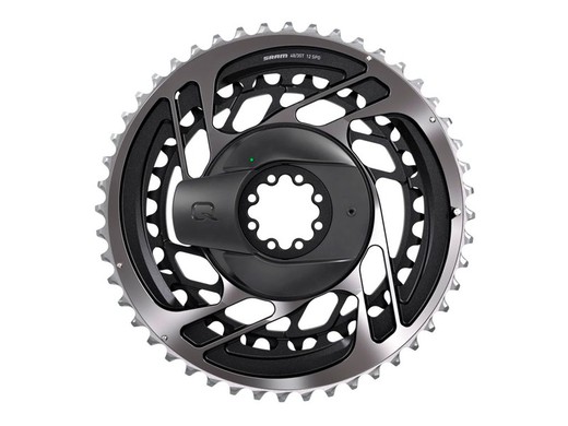 Plato potenciometro Sram Kit Powermeter Araña+Platos 46/33 Dm Red Axs Polar Grey