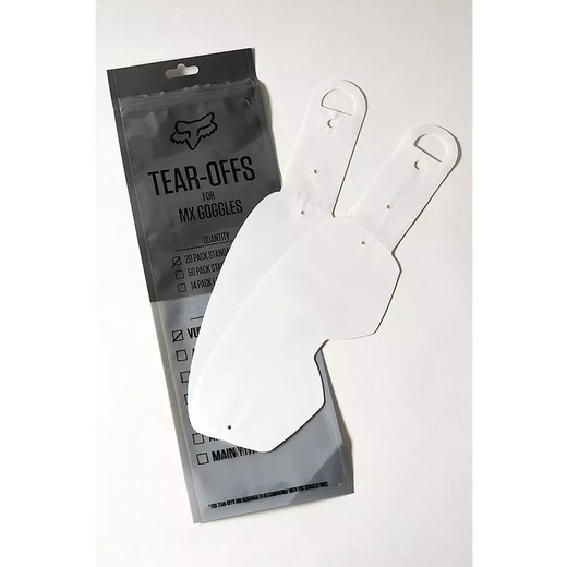 Tearoffs estándar vue - pack de 20