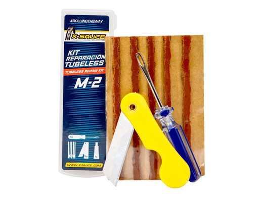 Kit De Mechas Para Reparación De Neumáticos Tubeless M-2