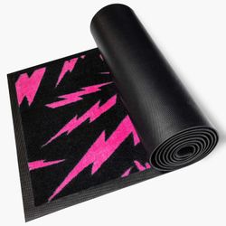 Alfombra Absorbente Muc-Off 2000x400 mm 🛡️🧼 | Protección Antideslizante Negro/Rosa para Taller y Hogar