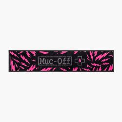 Alfombra Absorbente Muc-Off 2000x400 mm 🛡️🧼 | Protección Antideslizante Negro/Rosa para Taller y Hogar