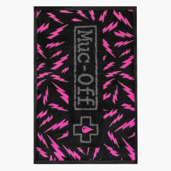 Alfombra Absorbente Muc-Off 600x900mm Negro/Rosa 🖤💖 | Protección y Limpieza para Taller y Bici 🚴♂️